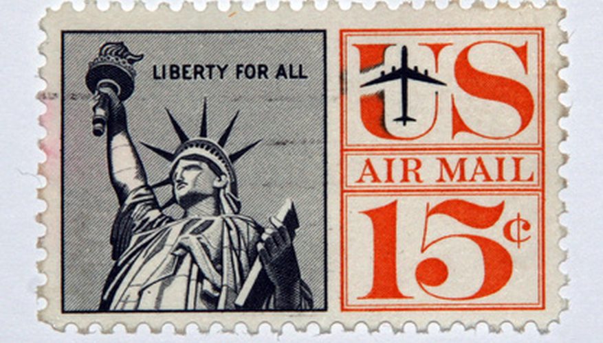 El valor de los antiguos sellos postales de EE.UU.