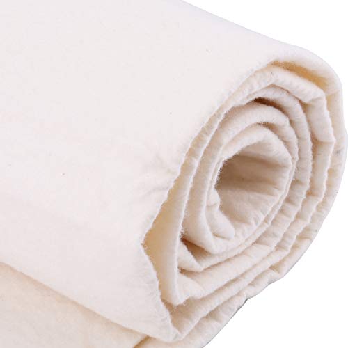 Tosnail guata de algodón natural suave de 90 x 108 pulgadas para edredones, manualidades y artes portátiles