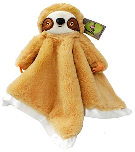 Madam Posy Sloth Lovey Blanket: manta de seguridad para animales de peluche suave regalo para niños y niñas recién nacidos
