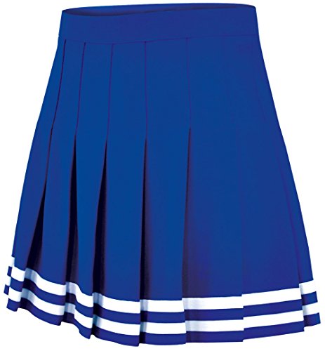 Falda de animadora de doble punto con pliegues de cuchillo - Falda de uniforme de animadora - Tallas para mujer