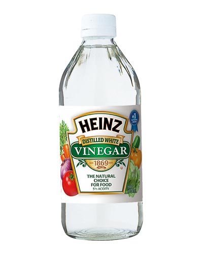 Vinagre blanco destilado totalmente natural Heinz, 5% de acidez, 16 onzas líquidas (1 pinta)