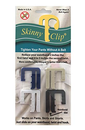 Ajustador de cintura con clip ajustado para hombres y mujeres: sujeta pantalones, faldas y pantalones cortos más ajustados sin cinturón