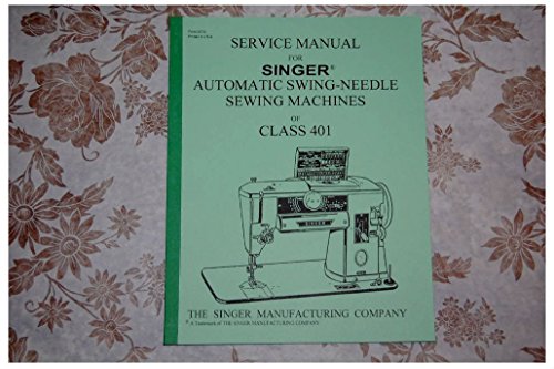 Manual de la máquina de coser Singer 401A