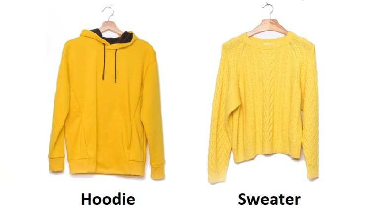 Sudadera con capucha vs suéter: ¿Cuál es la diferencia?